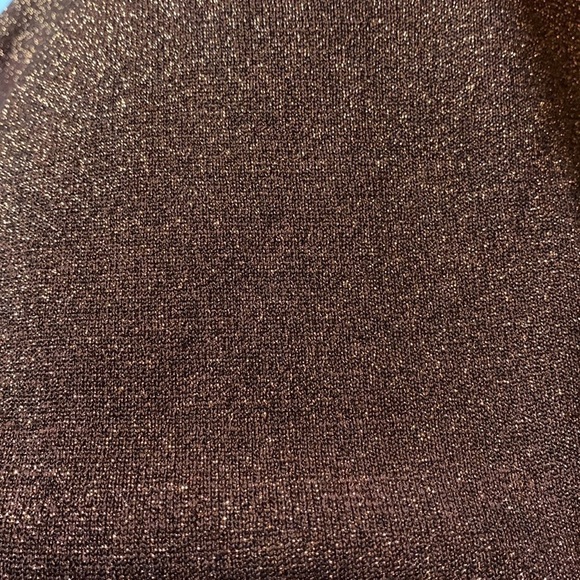 Joseph A. Qu’est-Cequec’Est Silk Tank top with tons of sparkle Bronze Color. - Picture 3 of 3